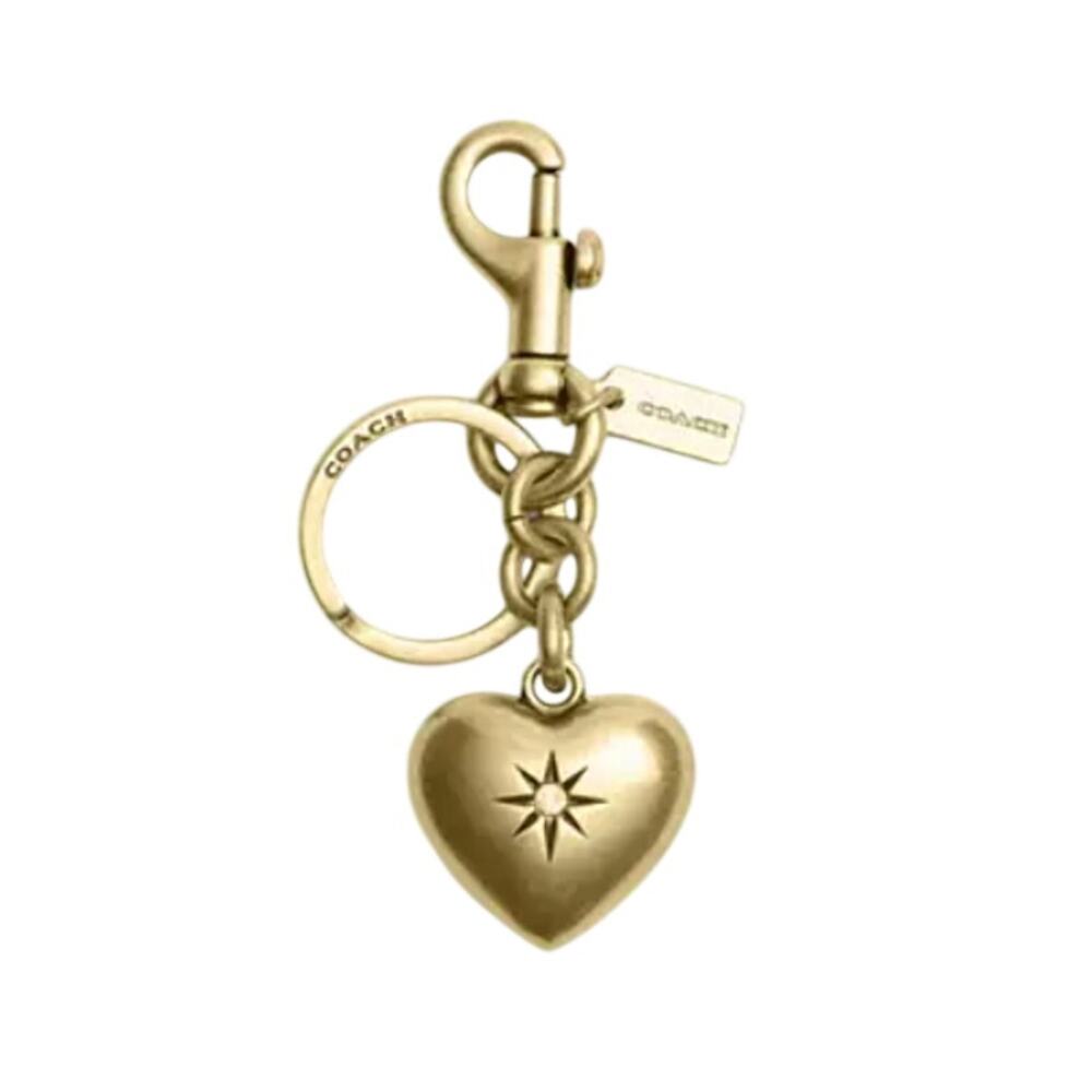 Coach Gold Heart Charm NWT